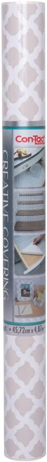 Con-Tact Brand Creative Covering, Self-Adhesive Shelf Liner, Talisman Taupe by Kittrich+%28Home%29