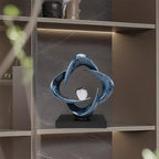 Abstract Sculpture Art Home Decor Accents Modern Decorative Objects for Living Room Shelf Coffee Table TV Stand Cabinet Office Decor Accents (Blue) - Image 6