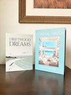 Decorative Faux Book Storage Box 2-Pack with Magnetic Close for Living Room Decor, Room Decor Aesthetic, Shelf Decor - Coastal Style Fake Book for Coffee Table - Image 6