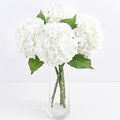 3 Pcs Real Touch Hydrangea Artificial Flowers, 21" Fake Flowers, White by Yastouay