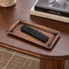 Monarch Abode Decorative Tray – 12-Inch Hand Hammered Antique Copper Metal Bathroom Tray Countertop Vanity Trays Organizer, Perfume Plate for Dresser, Kitchen Countertop Small Fruit Platter, Pack of 2 - Image 4
