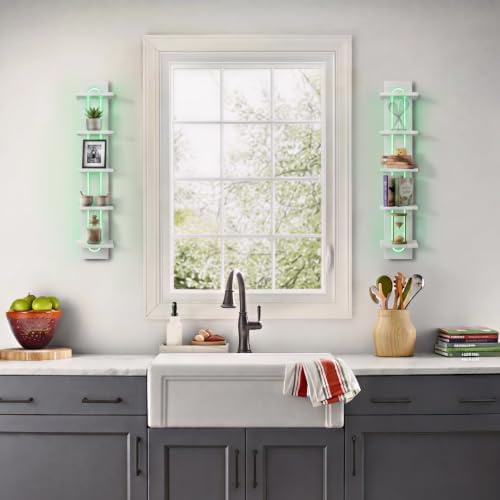 Homaterial RGB 5-Tier Floating Shelves for Decor and Storage - Image 6