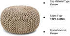 REDEARTH Round Pouf Ottoman - Image 7
