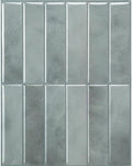 Smart Tiles Peel and Stick backsplash, Stacked Frost Gray, 11.43"x9" by SmartTiles-OriginalPeelandStickBacksplashTiles