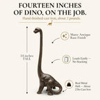 Wallcharmers Rustic Dino Paper Towel Holder & Metal Toilet Paper Stand - Image 3