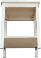 International Concepts Portman Accent Table 16"W × 14"D × 20"H, Solid Parawood - Image 7