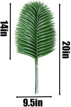 SzJias 12 Pcs Artificial Palm Leaves Palm Branches Plants Tropical Greenery Plant for Leaves Hawaiian Jungle Party for Decorations - Image 3