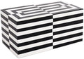 Handicrafts Home Decorative Organizer Box 10x5 – Large Keepsake Box with Lid, Modern Decorative Storage Box, Bohemian Coffee Table Décor, Jewelry & Memory Box, Decorative Accent Box for Home Décor by HandicraftsHome