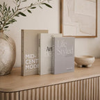 3 PCS Faux Decorative Books for Home Decor-Coffee Table Books Decor-Aesthetic Fake/Faux Books for Decoration,libros Decoration for Coffee Table, Shelf Accessories (MID-Botanical Life Styled) - Image 5