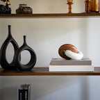 Cork & Mill Marble and Wood Decorative Knot for Shelf or Table Decor - Image 3