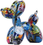 Creative Balloon Dog Sculpture Modern Home Decoration Trendy Animal Art Ornaments Collection Figurine Bedroom Living Room Office Desktop Resin Decors by XIAOMAGG