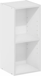 Furinno Fulda Book Shelf, 2-Tier Narrow Bookshelf, Bookcase - Image 6