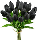 Mandy's 20pcs Artificial Black Tulips by Mandys