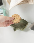 Zoeeker Self Draining Soap Dish, Ceramic Bar Soap Holder with Drainage - Image 7