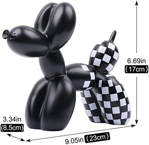 Creative Balloon Dog Sculpture Modern Home Decoration Trendy Animal Art Ornaments Collection Figurine Bedroom Living Room Office Desktop Resin Decors - Image 3