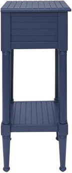 BOWERY HILL Modern Wood Accent Side Table, Starfish Knob, Coastal Style - Image 6