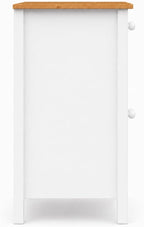 From the Tree Furniture 44" Wide White & Pine Top Solid Pine Shaker Sideboard - Image 5