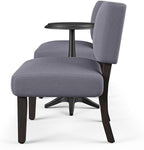 BOWERY HILL 3-Piece Wood Accent Table and Chair Set, Transitional Style - Image 4