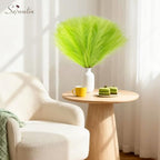 Serwalin 60PCS 17.7" Light Green Faux Pampas Grass Decor for Vase Filler - Image 5