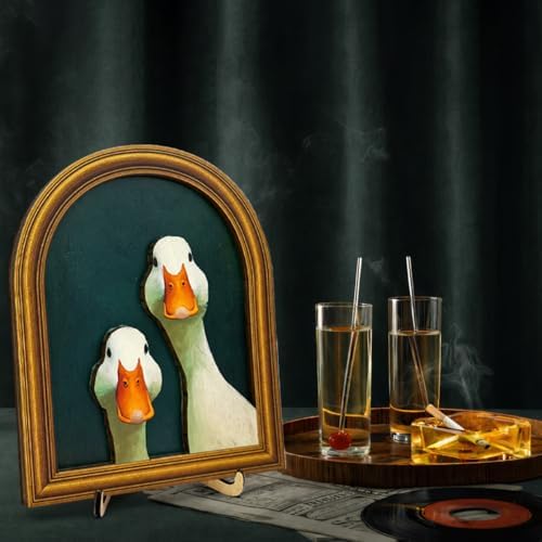 3D Vintage Cute Goose Table Decor Wall Art Sign Framed Vintage Decor - Image 5