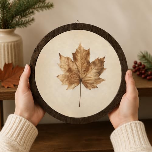 Vintage Fall Leaf Wall Deoor, Halloween Cottagecore Wall Art - Image 4
