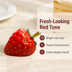Strawberry Decor Sculpture, Red Fruit Figurine Home Decor, Modern Decorative Ornament for Kitchen Desk Shelf Coffee Table Aesthetic Room Decor Unique Gift - Image 6