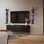 Homaterial 7-Tier Floating Wall Shelves with Lights - Image 6
