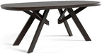 Furniture of America Nazaen VI 82.5" Mid-Century Modern Solid Wood Live Edge by FurnitureofAmerica