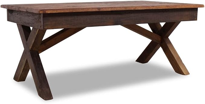 Eco Friendly Sustainable Handmade Reclaimed Wood Coffee Table by QZZCED