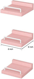 RYOFOBETTO Small Floating Shelf, 6X6 Inches Farmhouse Wall Shelves - Image 3