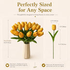 Mandy's 20pcs Artificial Gold Tulips - Image 3