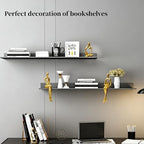 Prettidecor Gold Home Decor Thinker Statue Accents, Set of 3 Thinker Sculptures Office Decor Modern Abstract Resin Decoration on Shelf Table Desk for Living Room Office Bedroom (Small Gold) - Image 6