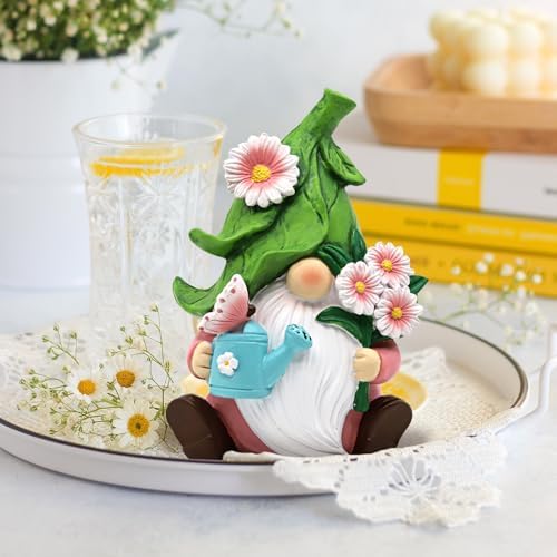Summer Garden Gnome Decor with Daisy Floral Gnomes Gifts for Women - Image 4