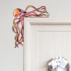 FairySandy Metal Octopus Door Topper Decor Ocean Door Frame, Pink Orange - Image 5