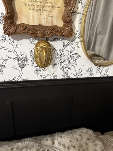 Juedawyal Gold Parrot Animal Head for Wall Decor with Glasses, Resin Animal Wall Sculpture for Home Living Room Bedroom & Office Accent - Image 6