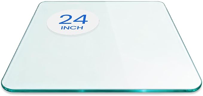Dulles Glass 24 inch Square Glass Table Top by DullesGlass