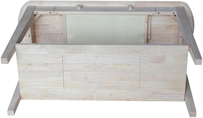 International Concepts Phillips Oval Sofa Table, Unfinished - Image 9