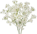 3Pcs Artificial Wildflowers White Long Stem Faux Silk Flowers for Tall Vase by Unknown