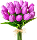 Mandy's 20pcs Artificial Lavender Tulips by Mandys