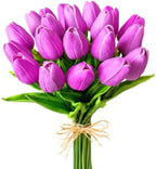 Mandy's 20pcs Artificial Lavender Tulips by Mandys