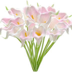Mandy's 20pcs Light Pink Calla Lily Artificial Flowers by Mandys