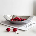 Modern Mirror Polished Stainless Steel Decorative Oval Bowl, Multipurpose Bowl for Kitchen Counter, Coffee Table Centerpiece, Elegant Home Decor Accent for Living Room, Entryway by Unknown