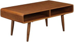 Boraam Zebra Series Halmstad Coffee Table, Rich Walnut by Boraam