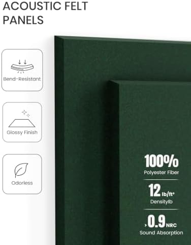 Fluxynara Felt Bulletin Board & Cork Board Alternative 36'' x 24'' - 6 Pack - Image 5