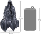 Tabletop Gothic Figurine Grim Reaper Statue - Gothic Spooky Sculpture for Garden or Bookshelf - 5.9 inch Mysterious Resin Dedor - Bookshelf Decor Fantasy. - Image 4
