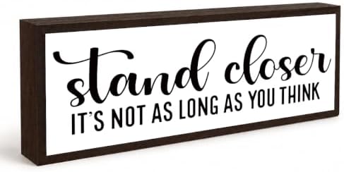 Bathroom Wooden Sign, Wash Your Hands, Funny Farmhouse Bathroom Wall Decor, Solid Wood Rustic Style for Shelf or Counter Display, Modern Farmhouse Decoration, Bath Room Decor Gift, 9.5 x 3.1 Inches by Unknown