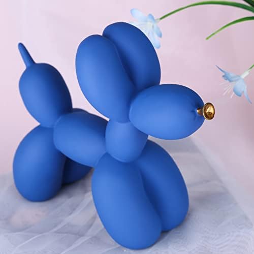 Creative Balloon Dog Sculpture Modern Home Decoration Trendy Animal Art Ornaments Collection Figurine Bedroom Living Room Office Desktop Resin Decors - Image 2