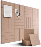 Fluxynara Felt Bulletin Board & Cork Board Alternative 48'' x 36'' - 12 Pack by FLUXYNARA