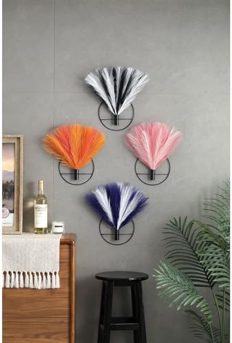 Pretty Jolly Boho Pampas Wall Decor Black Metal Wall-Mounted Art - Image 5