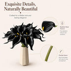 Mandy's 20pcs Black Calla Lily Artificial Flowers - Image 4